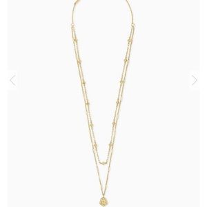 Kendra Scott Clove Multi Strand Necklace In Gold